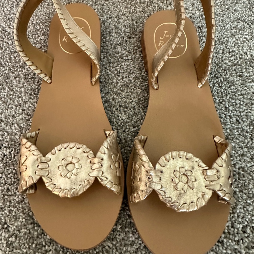 Jack Rogers Liliana Women's Gold Sandals